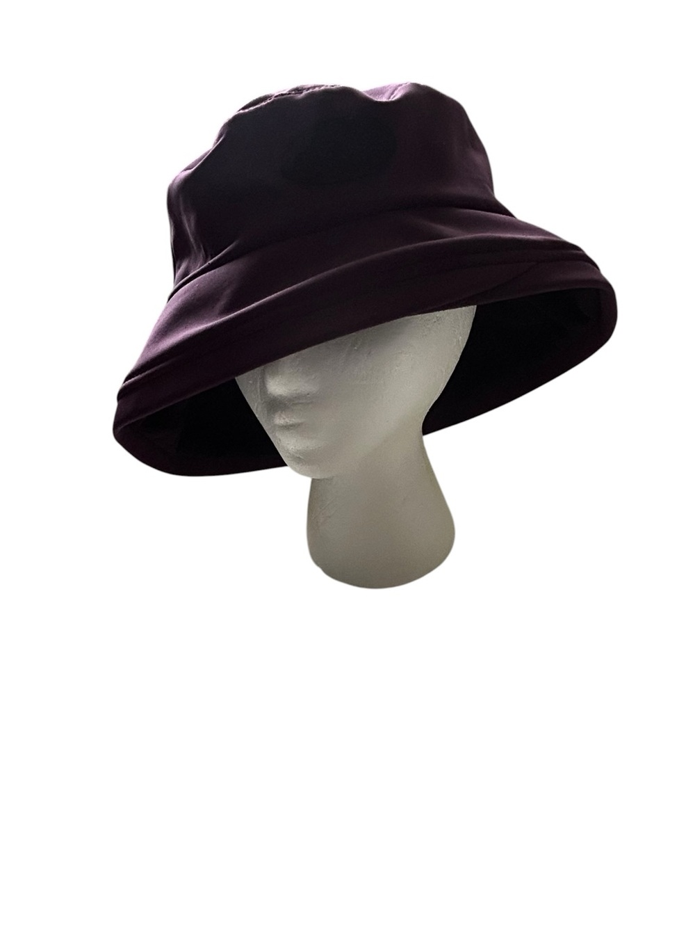 Lillie & Cohoe Hat Cloche Womens 1 SM Purple Black Fleece Lined Winter Canada
